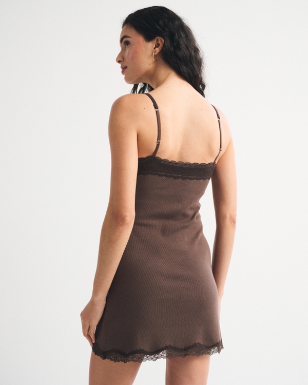 english factory lace trim dress English Factory