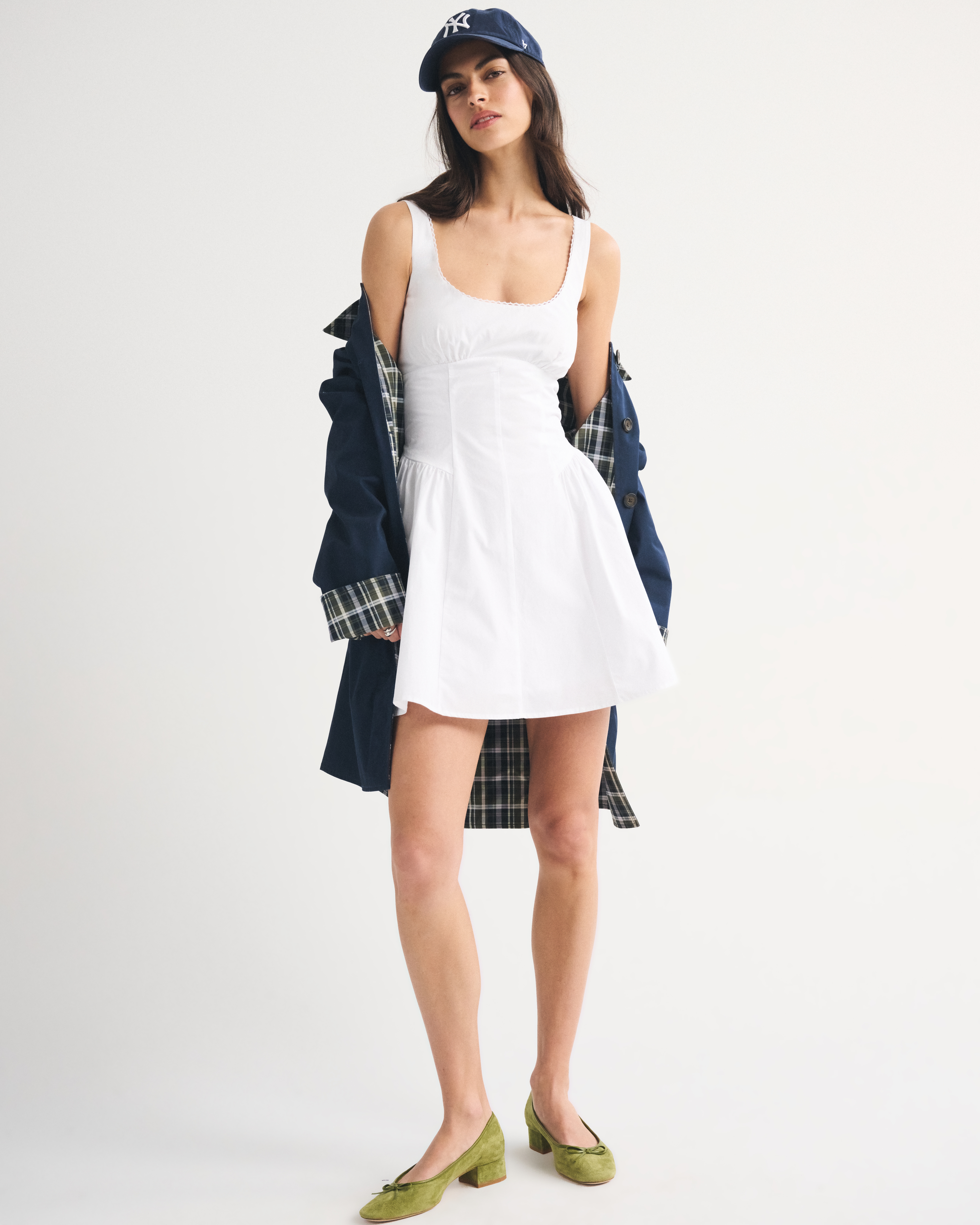 A&F Bra-Free Dylan Mini Dress - Brown