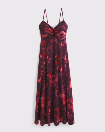 Women's Hardware Fit & Flare Maxi Dress | Women's Dresses & Jumpsuits | Abercrombie.com
