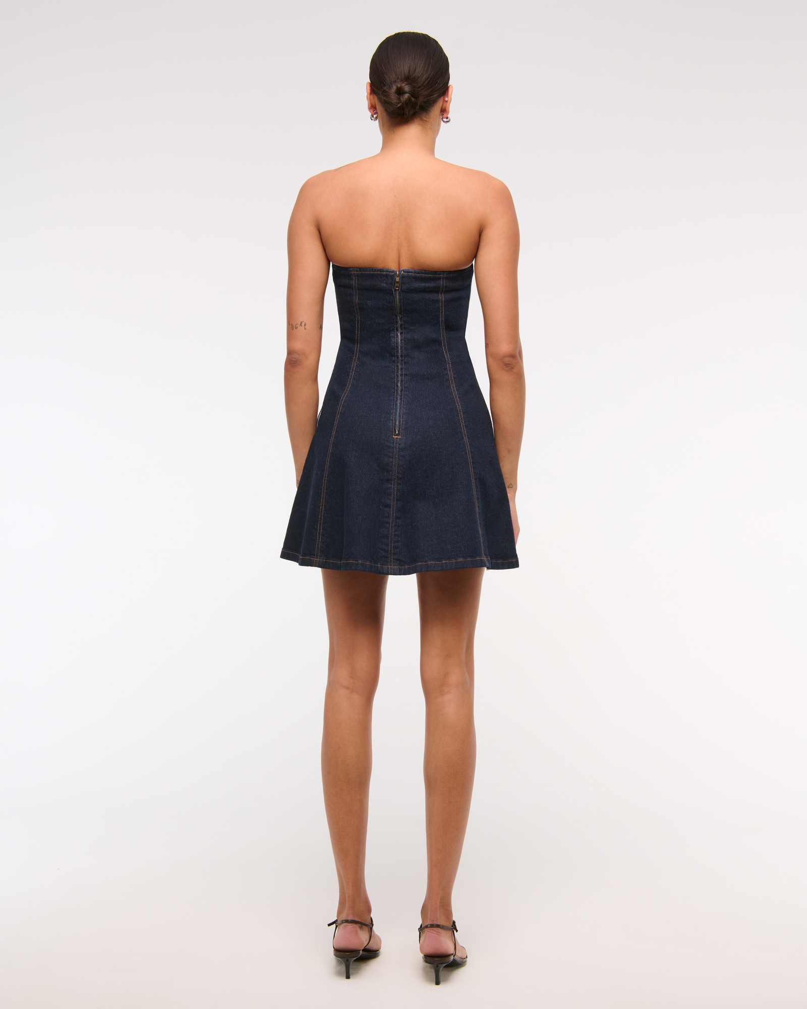 The A&F Mila Denim Mini Dress