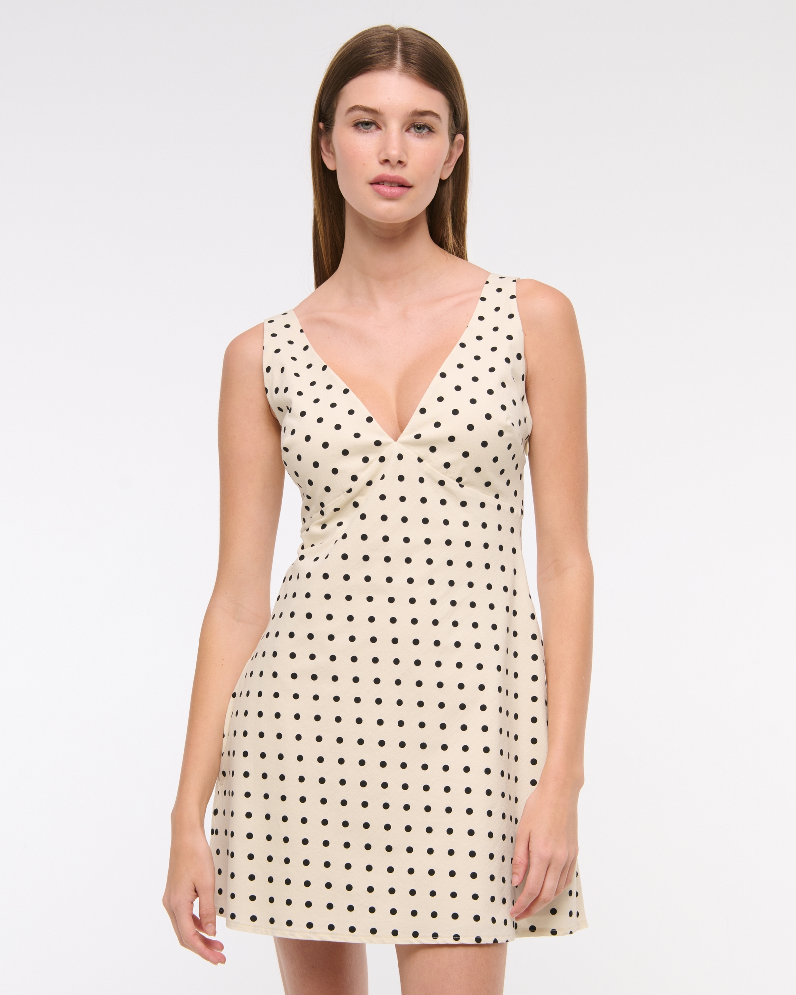 Bra-Free V-Neck Mini Dress