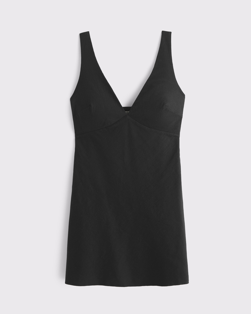 Bra-Free V-Neck Mini Dress