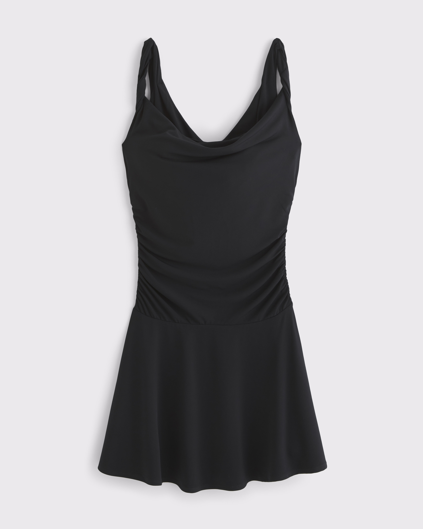 Bra-Free Draped Mini Dress
