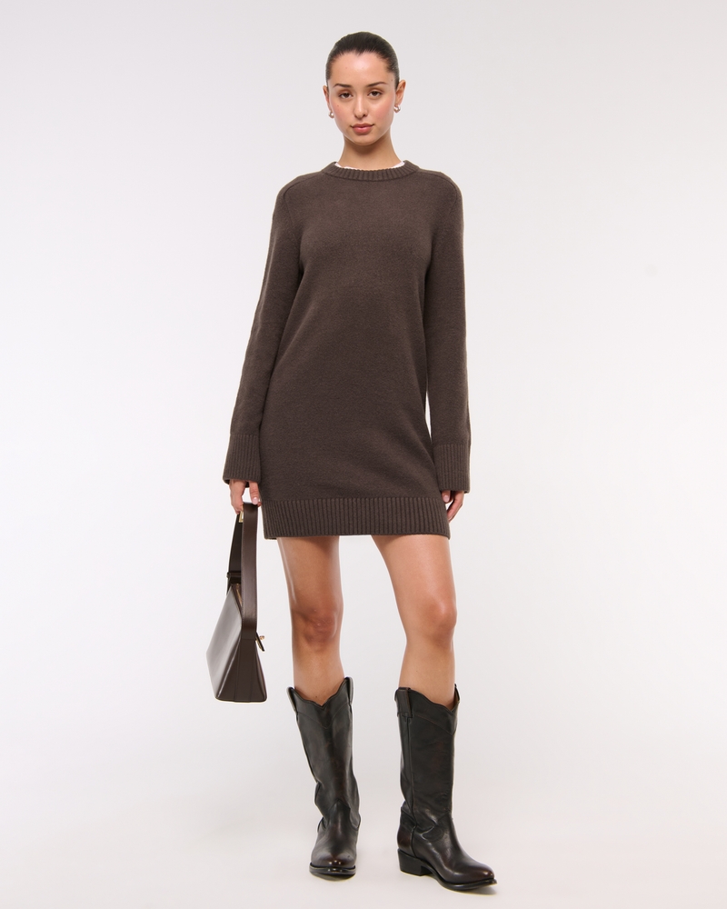 The A&F Madeline Crew Mini Sweater Dress
