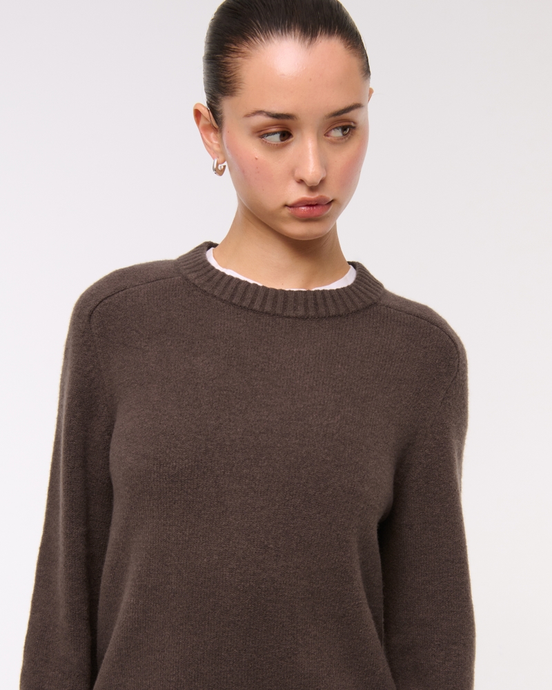 The A&F Madeline Crew Mini Sweater Dress