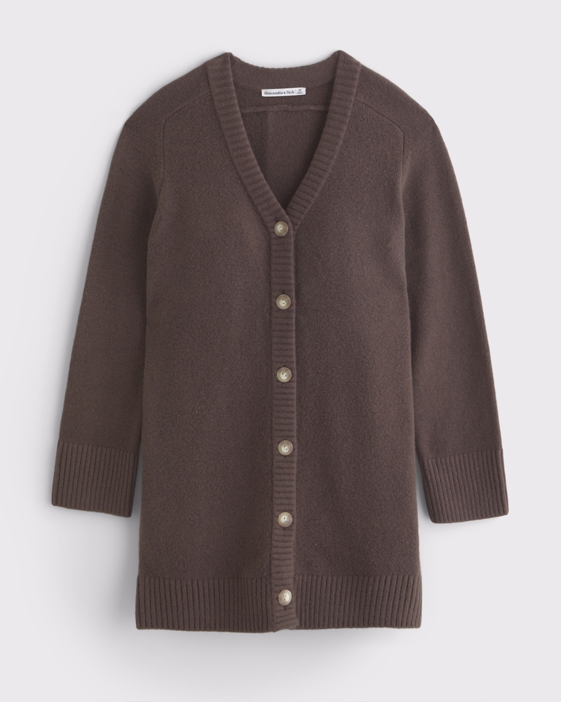 Cardigan Sweater Mini Dress