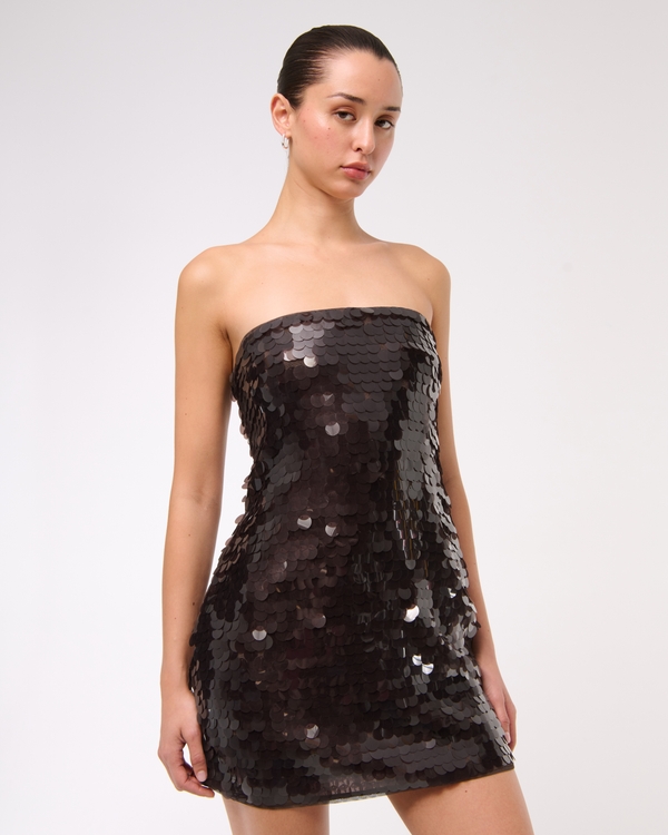 Abercrombie & Fitch, The A&F Scarlett Strapless Sequin Skort