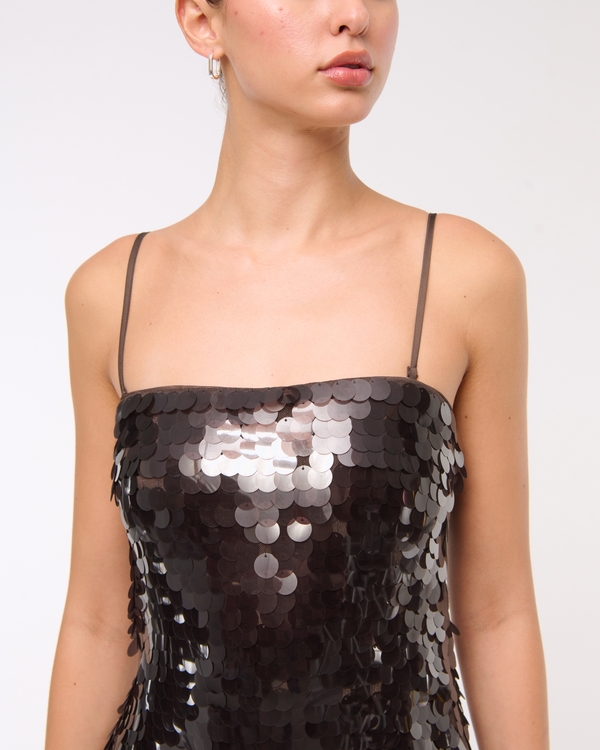 The A&F Scarlett Strapless Sequin Skort