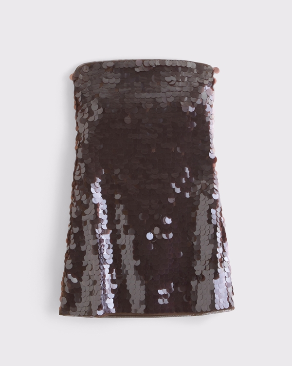 The A&F Scarlett Strapless Sequin Skort