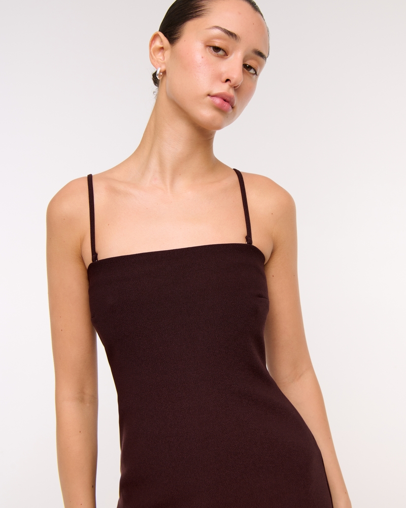 The A&F Scarlett Strapless Crepe Skort