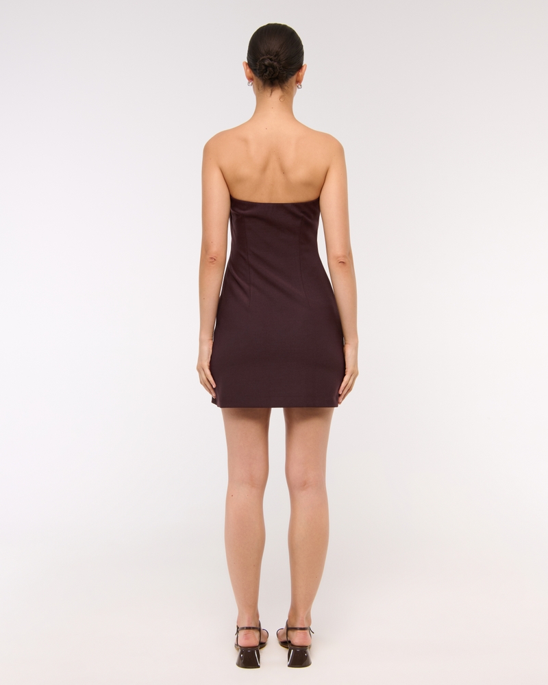 The A&F Scarlett Strapless Crepe Skort