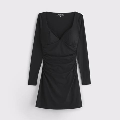 Женские платья Abercrombie & Fitch Bra-Free Plunge Knit Mini Dress