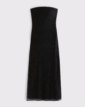 Beaded Strapless Maxi Dress from Abercrombie & Fitch - $139.97