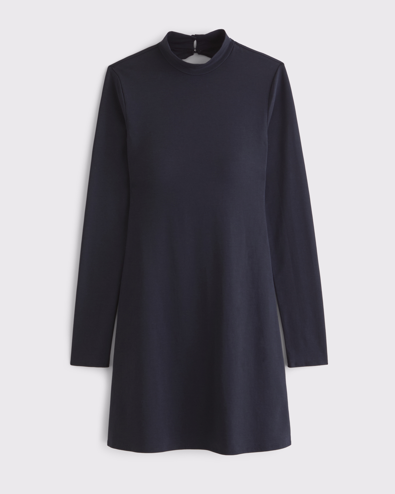 Bra-Free Open Back Knit Mini Dress
