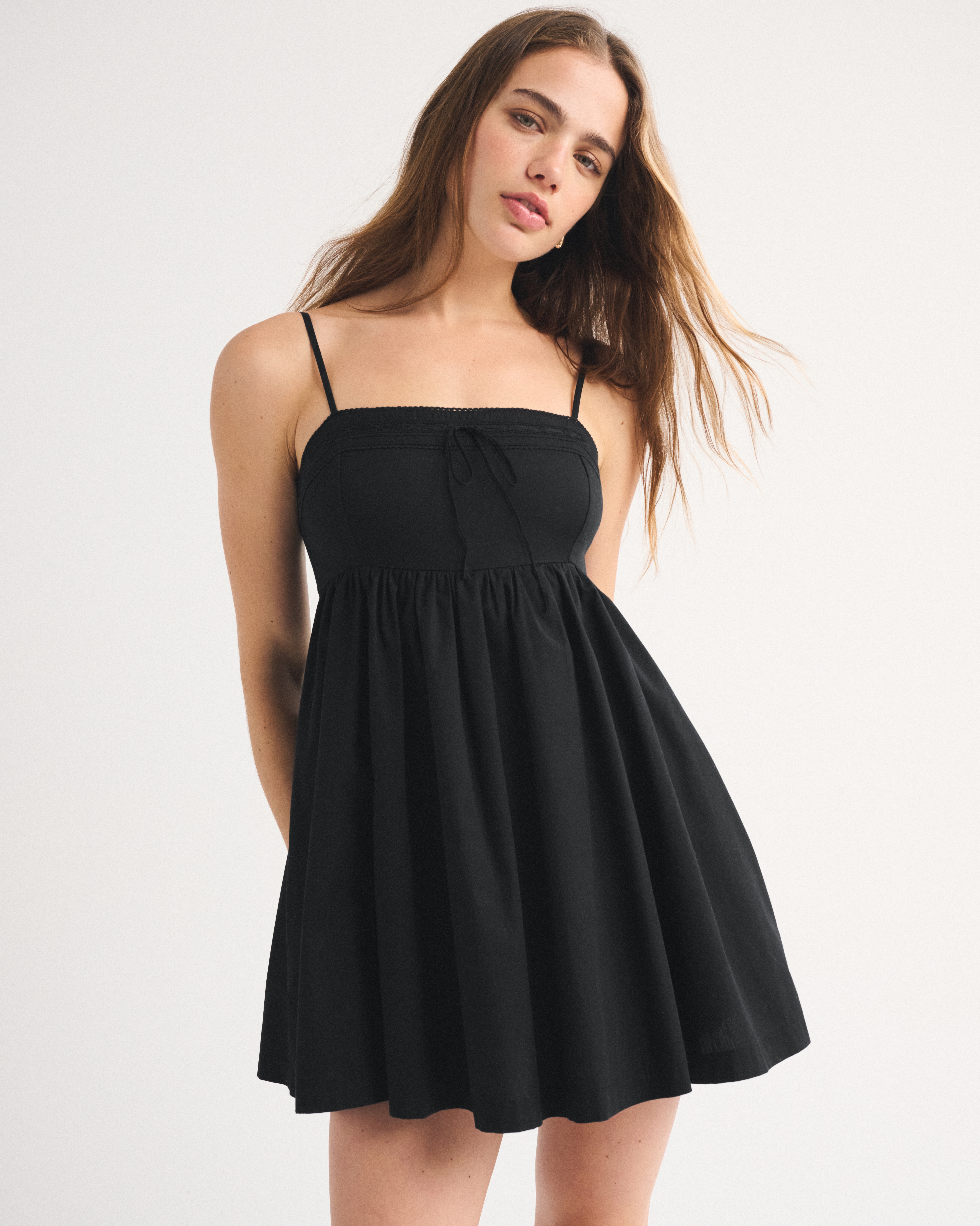Женские юбки Abercrombie & Fitch A&F Emerson Babydoll Skort — фото 2