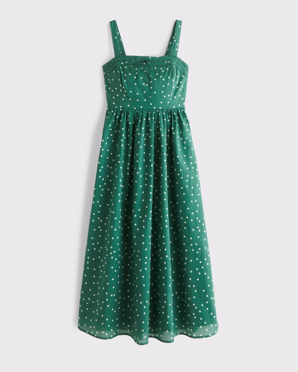100% Cotton A&F Emerson Midi Dress