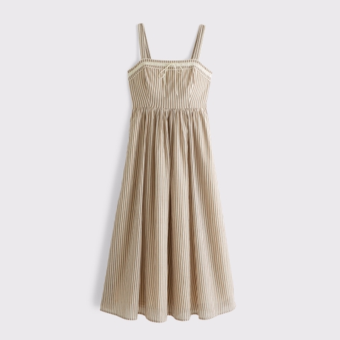 Женские платья Abercrombie & Fitch 100% Cotton A&F Emerson Midi Dress