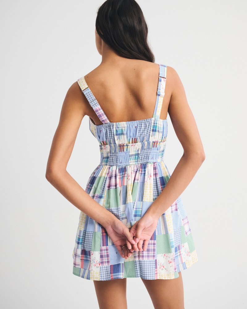 Bra-Free Smocked Tie-Front Skort - thumbnail 8