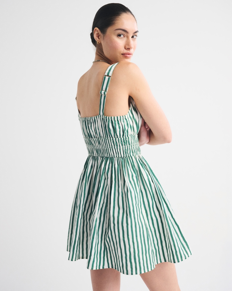 Bra-Free Smocked Tie-Front Skort - thumbnail 4