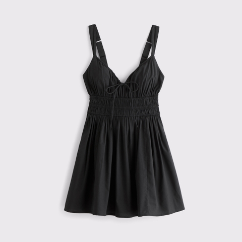 Женские юбки Abercrombie & Fitch Bra-Free Smocked Tie-Front Skort