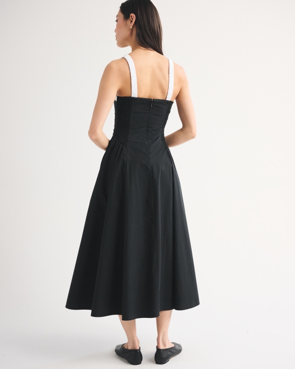 square neck midi dress abercrombie missryleejade on LTK