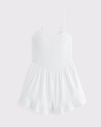 A&F Sydney Smocked Dipped-Waist Romper
