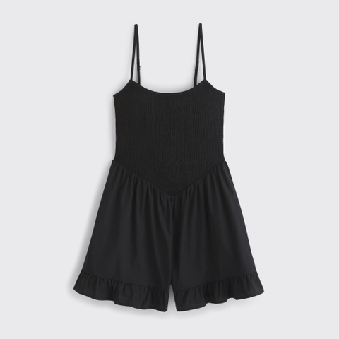 Женские комбинезоны Abercrombie & Fitch A&F Sydney Smocked Dipped-Waist Romper