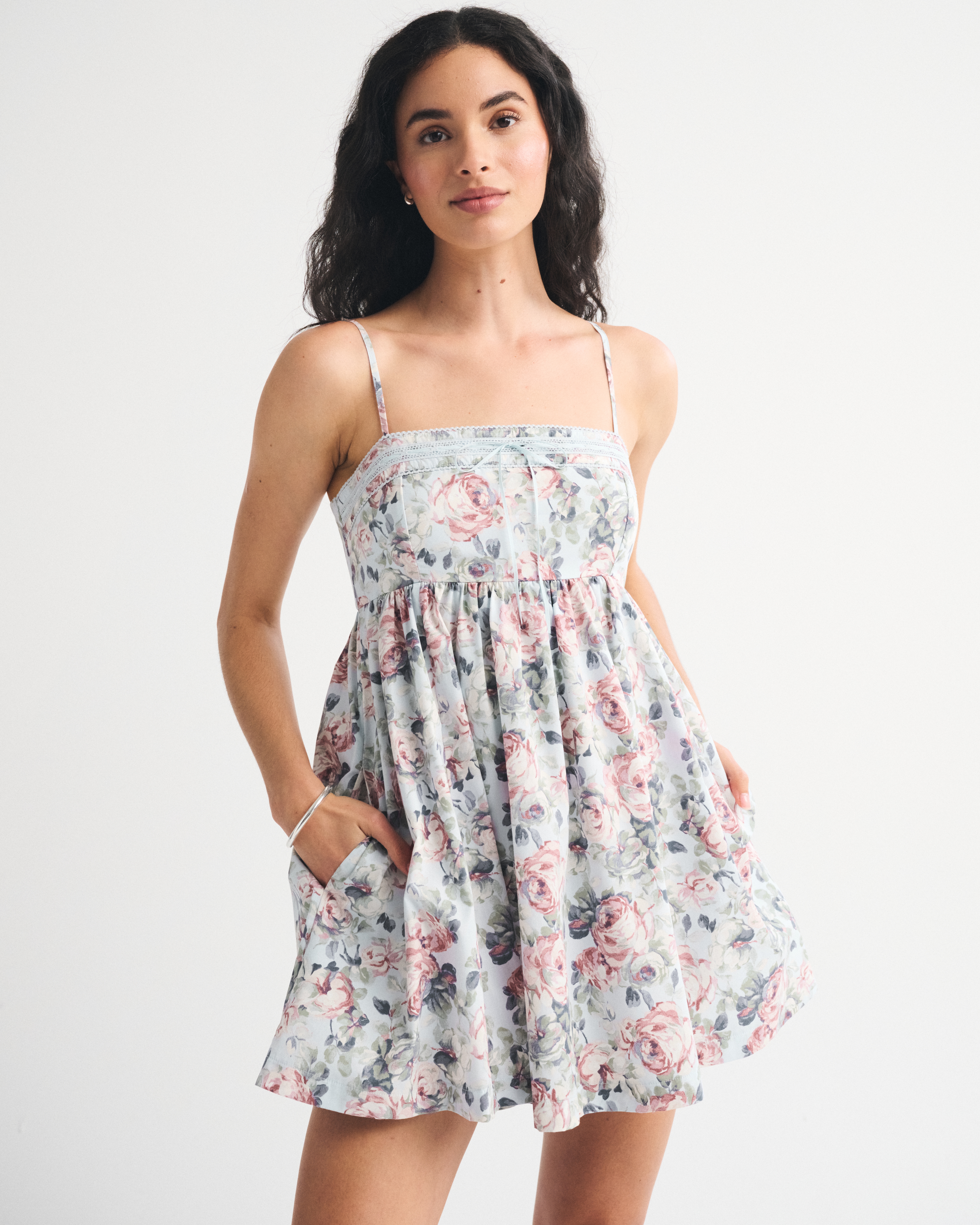 A&F Emerson Babydoll Skort - Fiery Red