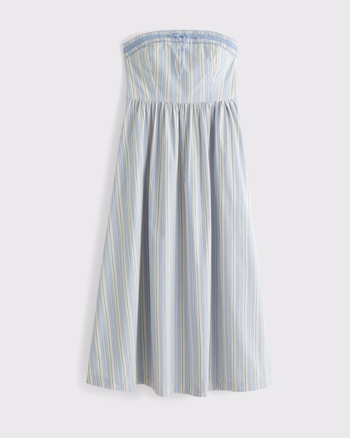 A&F Emerson Strapless Midi Dress from Abercrombie & Fitch - $120