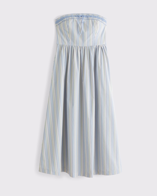 Women's A&F Emerson Strapless Midi Dress | Women's Dresses & Jumpsuits |  Abercrombie.com