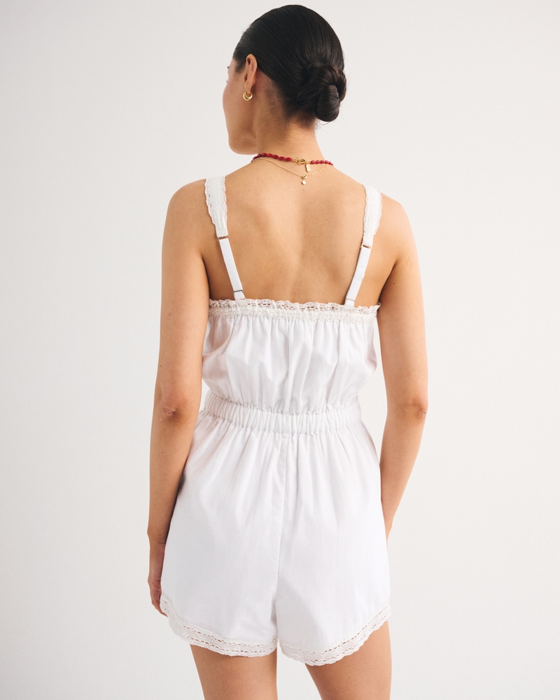 Lace-Trim Romper - thumbnail 5