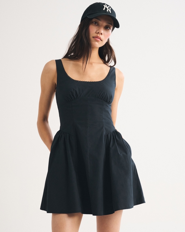 A&F Dylan Bra-Free Mini Dress, Black view 2