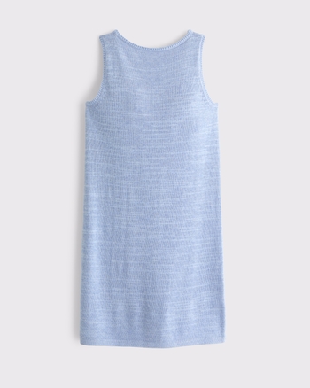 High Neck Sweater Mini Dress