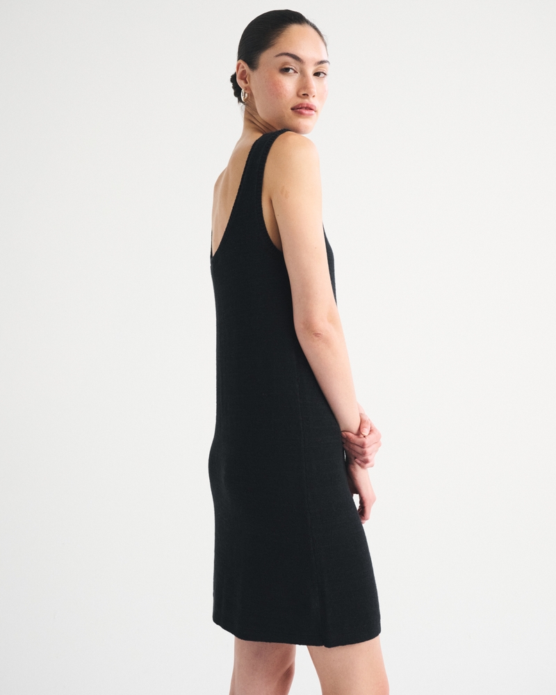 High Neck Sweater Mini Dress - thumbnail 10