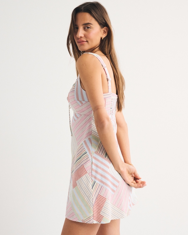 abercrombie tie strap mini dress Abercombie Emerson Tie Strap Mini Dress by Abercrombie and Fitch