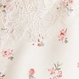 cream floral