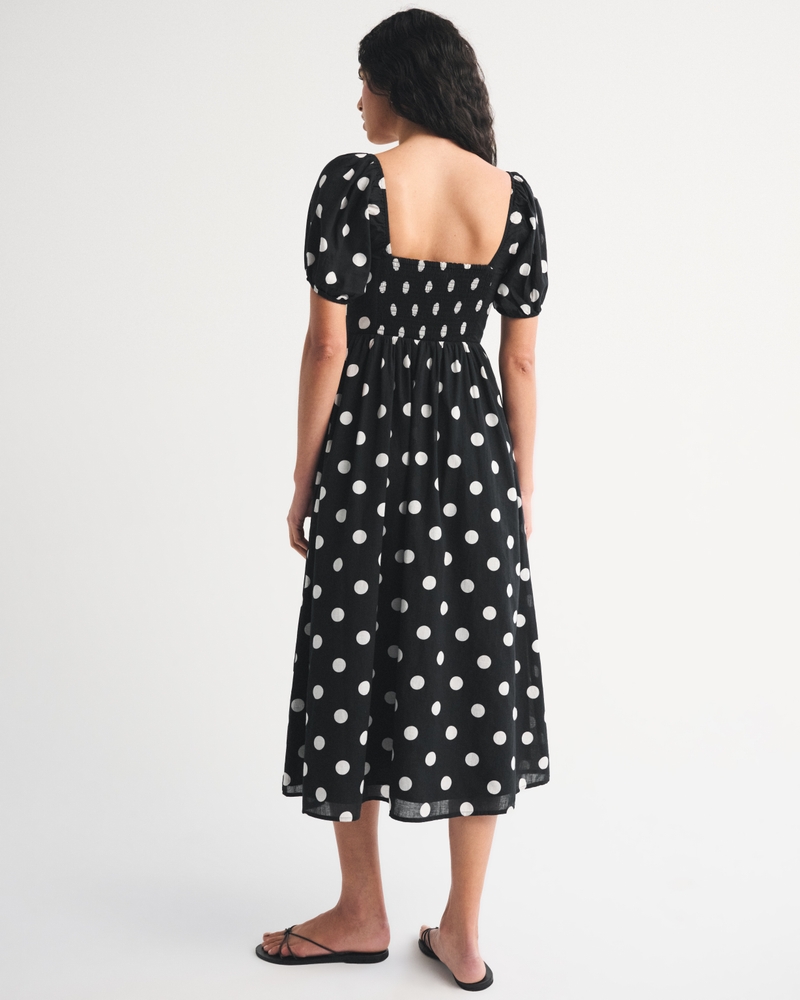 A&F Emerson Puff Sleeve Midi Dress - thumbnail 9