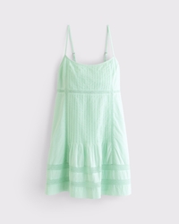 Scoopneck Flowy Mini Dress
