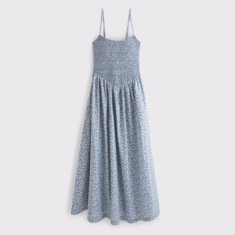 Женские платья Abercrombie & Fitch A&F Sydney Smocked Dipped-Waist Midi Dress