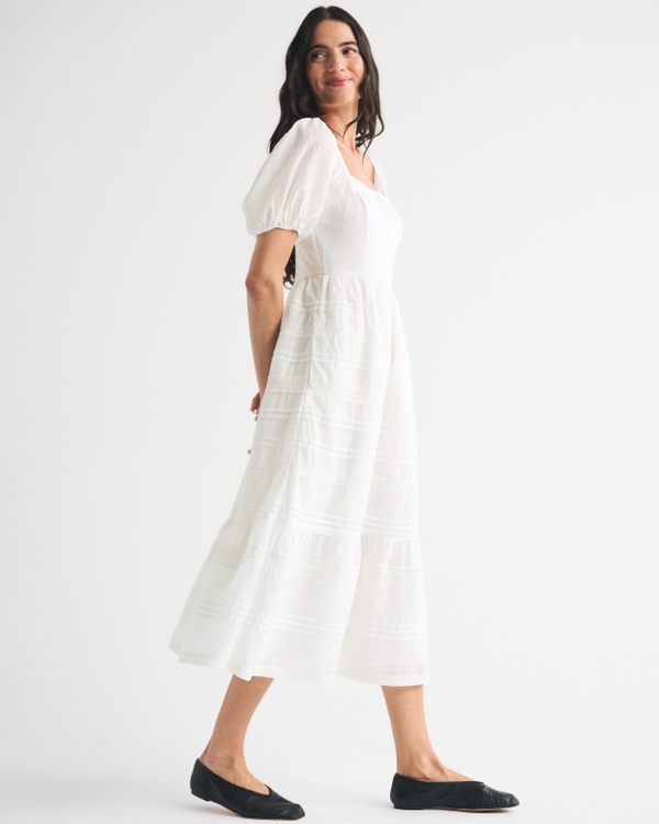 spaghetti-strap dress in guipure lace Spaghetti Strap Sheath Lace Boho Wedding Dresses VW1125C – Viniodress main image 0