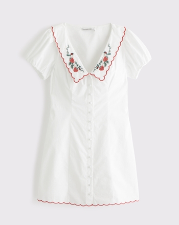 Short-Sleeve Collared Mini Dress from Abercrombie & Fitch - $100