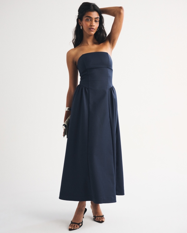 abercrombie bridesmaid dresses You own this color all weekend. Introducing The A&F Wedding Shopevery look you need for wedding season.  featuring a plunging v The Wedding Shop | Abercrombie
