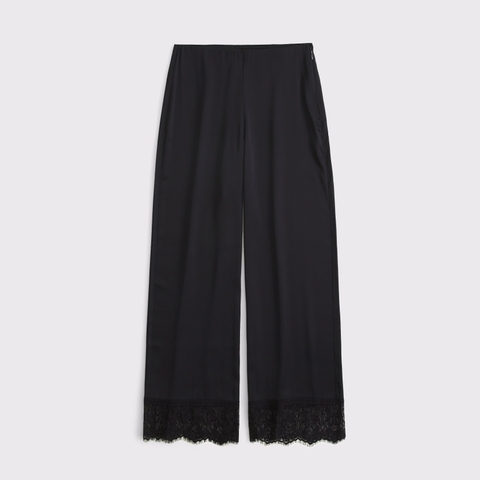 Женские брюки Abercrombie & Fitch High-Rise Lace-Trim Set Pant