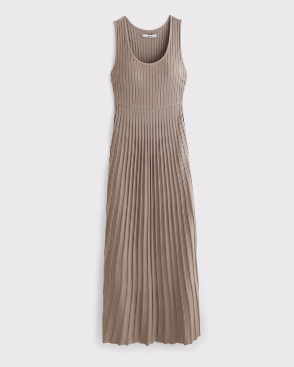 Women's Pleated Maxi Sweater Dress | Women's Dresses | Abercrombie.com