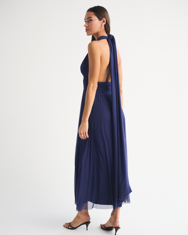 A&F Giselle 5-in-1 Convertible Maxi Dress, Midnight Blue view 2