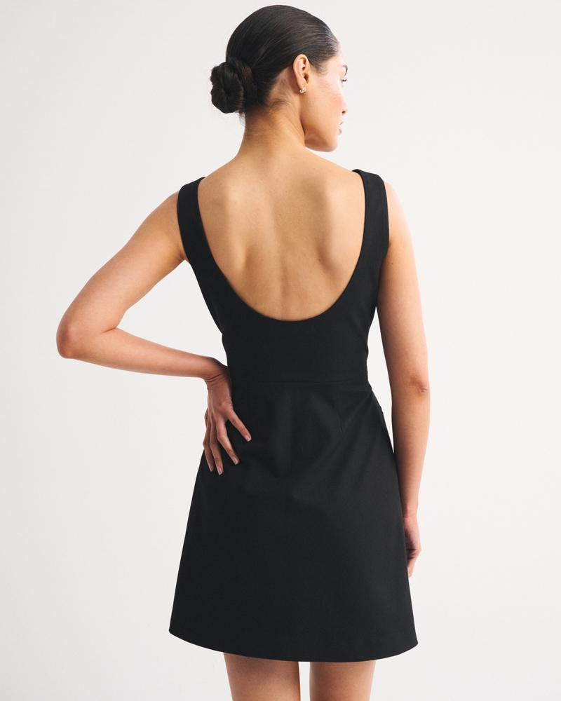 Bra-Free High-Neck Forme Ruched Mini Dress - thumbnail 10