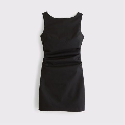 Женские платья Abercrombie & Fitch Bra-Free High-Neck Forme Ruched Mini Dress