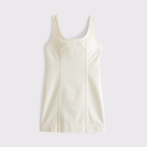 Женские платья Abercrombie & Fitch Denim Scoop Neck Mini Dress