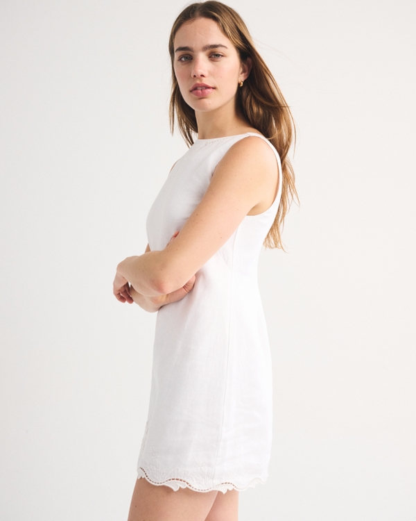 abercrombie lace shift dress NWT New Abercrombie & Fitch Gwyneth Lace Shift Dress Size 8 White