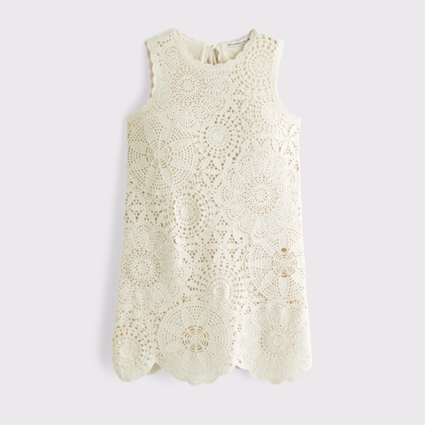 Женские платья Abercrombie & Fitch Open-Back Crochet Mini Dress